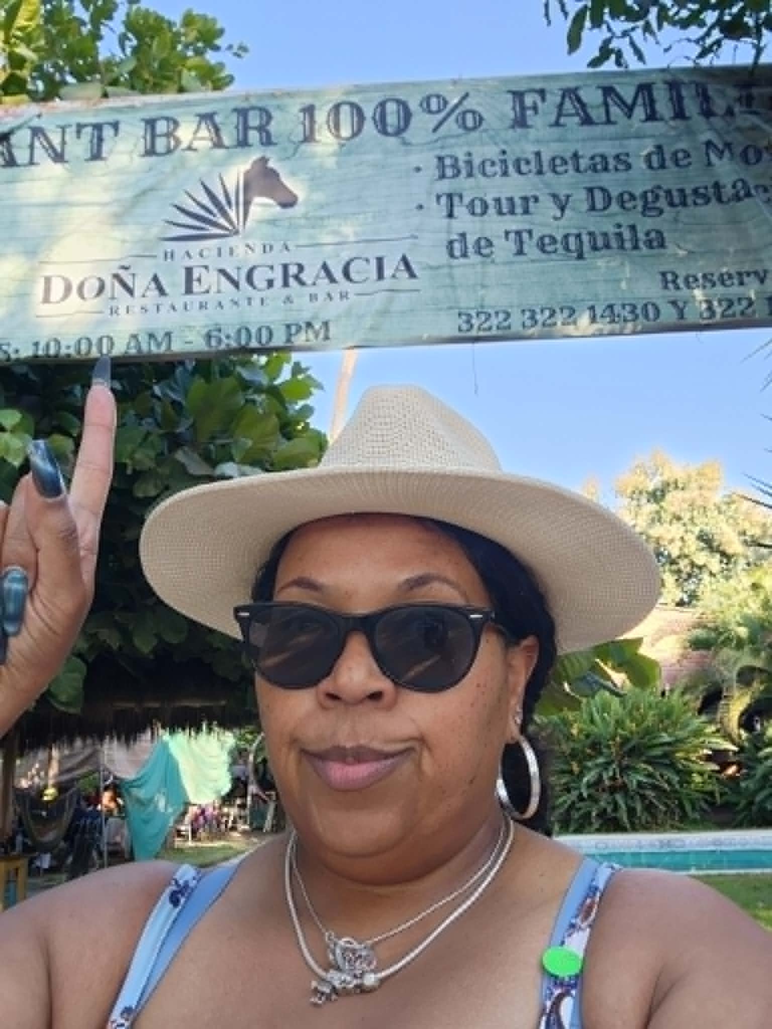Ms. Mia at Hacienda Dona Engracia in Mexico